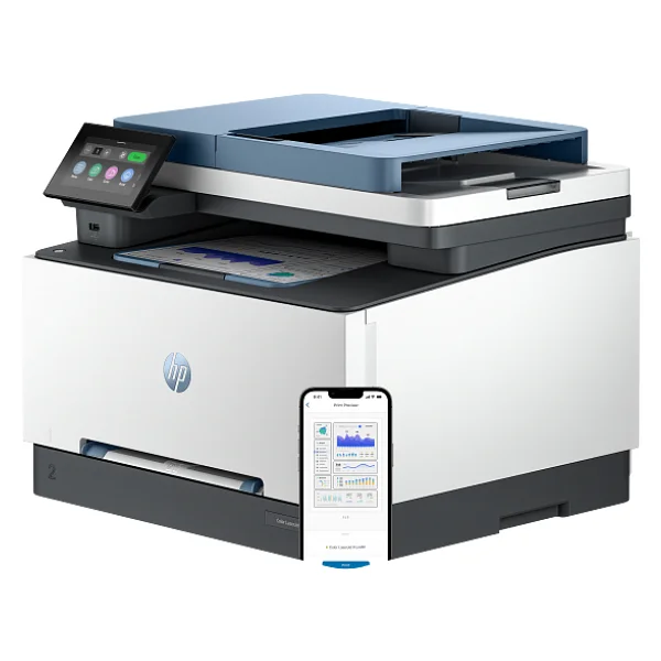 Hp Color Laserjet Pro Mfp 3303fdn 499m7a Tarayıcı + Fotokopi + Faks Renkli Çok Fonksiyonlu Lazer Yazıcı - Görsel 3