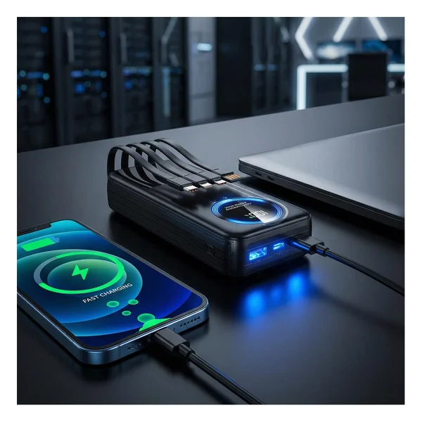 S-link IP-G220 Siyah 20000 mAh Hızlı Şarj Powerbank - Görsel 2