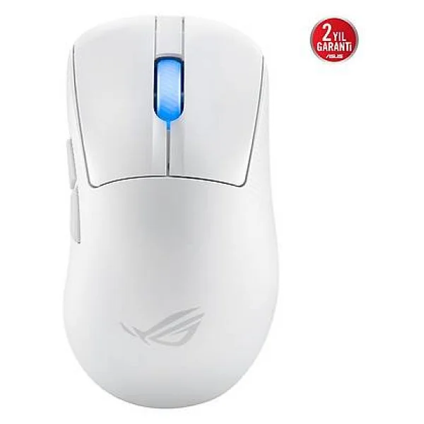 Asus ROG Keris II Ace AimPoint Beyaz Optik Kablolu/Kablosuz Oyuncu Mouse