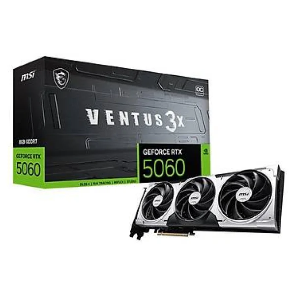 Msı RTX 5060 8g Ventus 3x Oc G5060-8v3c 128 Bit Gddr7 8 GB Ekran Kartı - Görsel 2