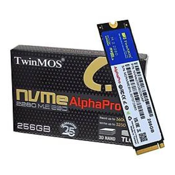 Twınmos 256gb 3600/3250mb/S M2 Pcıe Gen3 Nvme SSD Nvme256gb2280ap 3d-Nand - Görsel 2