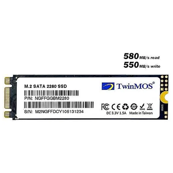 Twinmos NGFFGGBM2280 SATA 3.0 1 TB M.2 SSD - Görsel 4