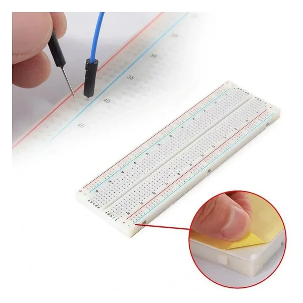 830 Pin Büyük Boy Breadboard MB-102 - Görsel 3
