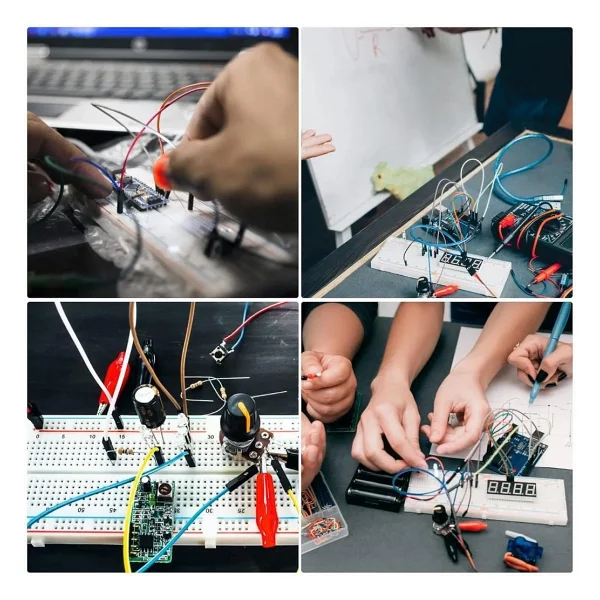 830 Pin Büyük Boy Breadboard MB-102 - Görsel 7
