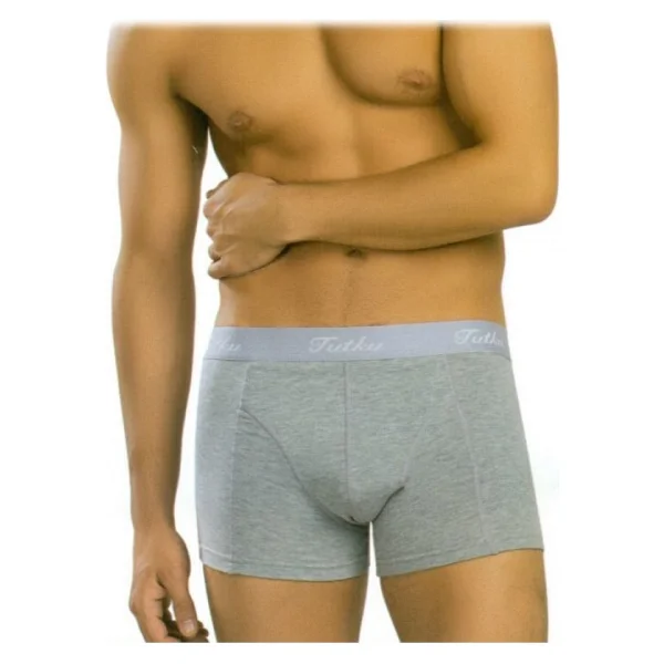 Tutku Erkek Likralı Elastan Paçalı Boxer Külot 6'lı - Görsel 6