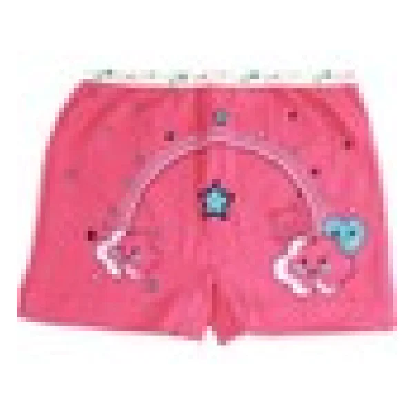 Tutku 6'lı Paket Baskılı Elastan Kız Çocuk Külot Boxer Şort - 5 - 6 Yaş - Renkli - Görsel 6