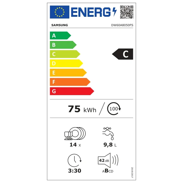 Samsung Dw60a8050fs 8 Programlı Bulaşık Makinesi - Görsel 7