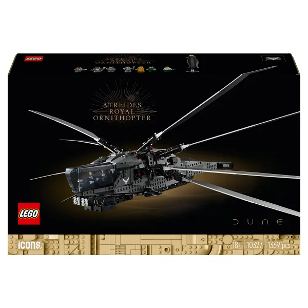 Lego 10327 Icons Dune Çöl Gezegeni Atreides Royal Ornithopter - Görsel 10