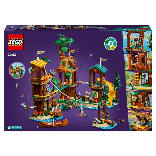 Lego 42631 Friends Macera Kampı Ağaç Ev - Görsel 10