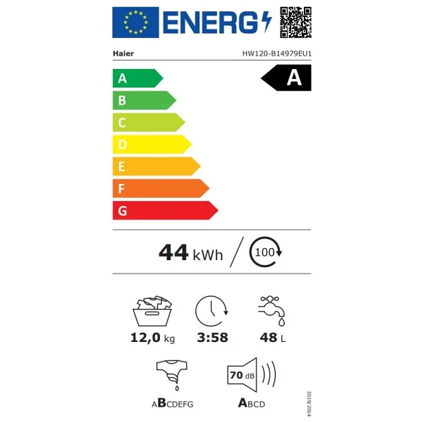 Haier Hw120-B14979 1400 Devir 12 Kg Çamaşır Makinesi - Görsel 8