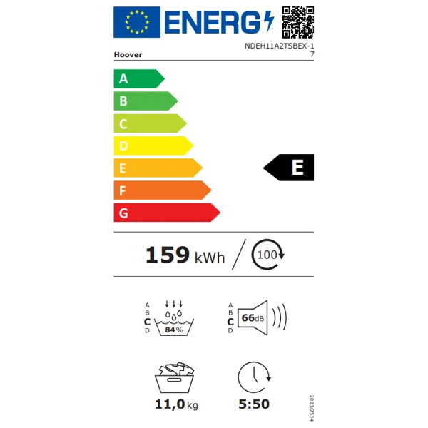 Hoover Ndeh 11a2tsbex-17 11 Kg Çamaşır Kurutma Makinesi - Görsel 8