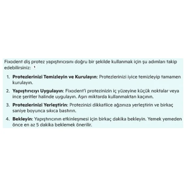 Fixodent Plus Extra Güçlü Diş Protez Yapıştırıcı Tat Içermez Krem 57 Gr 3 Adet - Görsel 3