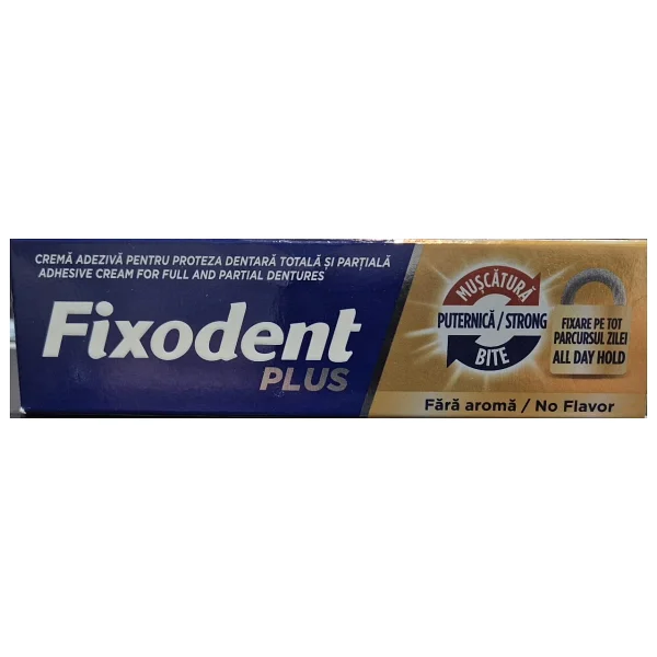 Fixodent Plus Extra Güçlü Diş Protez Yapıştırıcı Tat Içermez Krem 57 Gr 3 Adet - Görsel 4