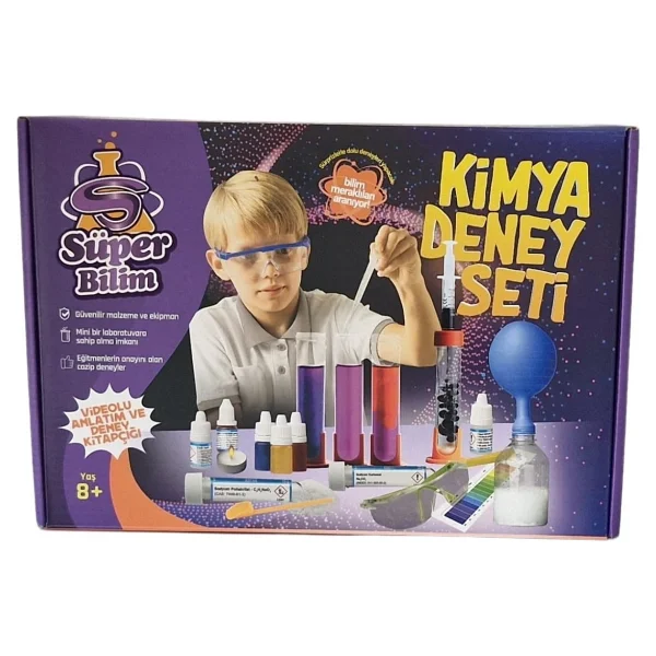 Süper Bilim Kimya Deney Seti 55006 - Görsel 5