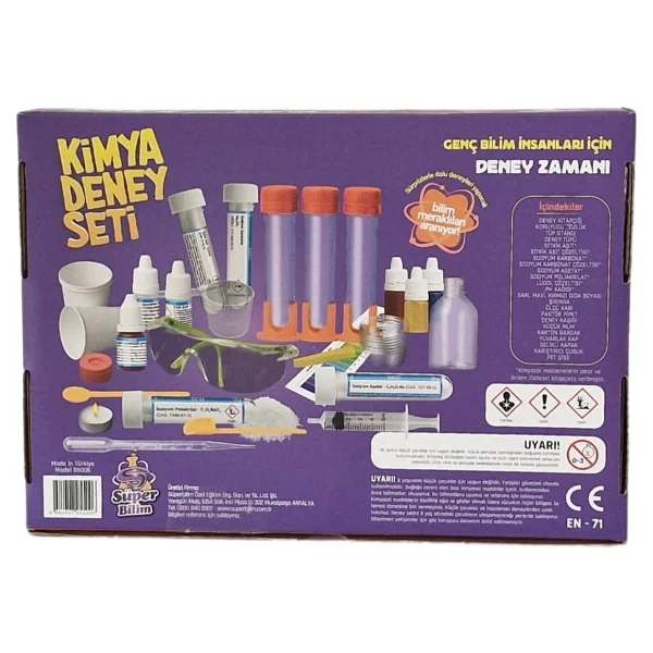 Süper Bilim Kimya Deney Seti 55006 - Görsel 6