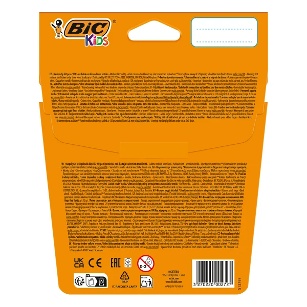 Bic Kid Couleur Ultra Yıkanabilir 12'li Keçeli Kalem Seti - Görsel 10