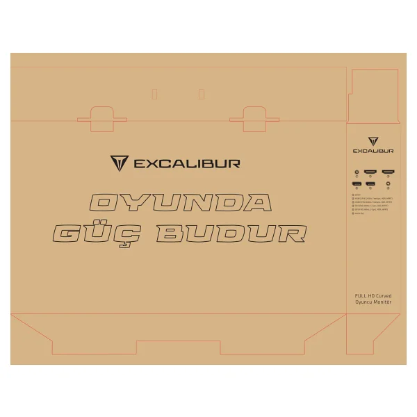 Casper Excalibur M.E27fvc-E 27" 1 Ms Full HD Curved 300 Hz Oyuncu Monitörü - Görsel 9
