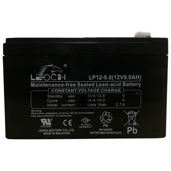Leoch 9ah - 12 Volt Aku - Görsel 2