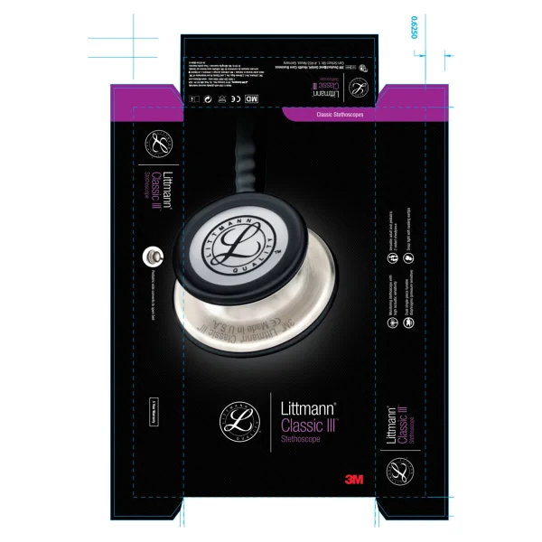 Littmann Classic Iıı 5806 Fuşya/Gökkuşağı Stetoskop - Görsel 2