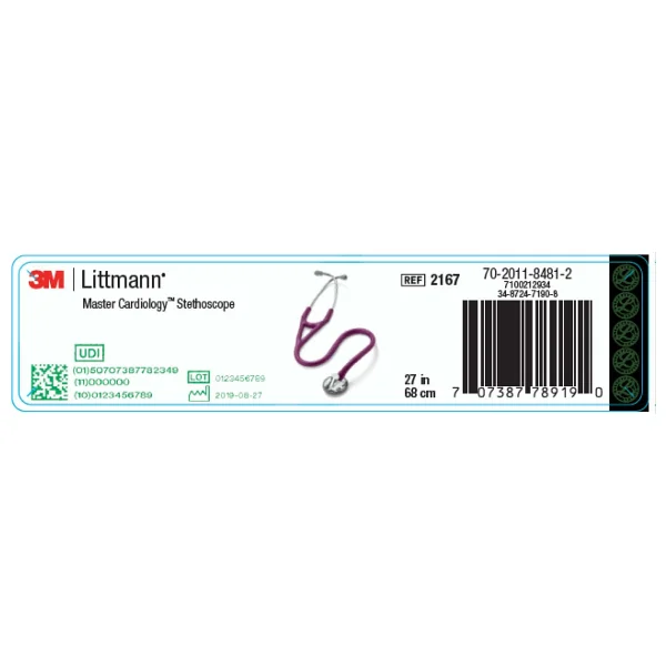 Littmann Master 2167 Mürdüm Kardiyolojik Stetoskop - Görsel 3