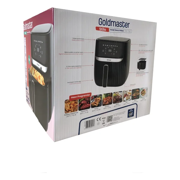 Goldmaster Stilo Gm7421 5.7 Lt Yağsız Fritöz - Görsel 7
