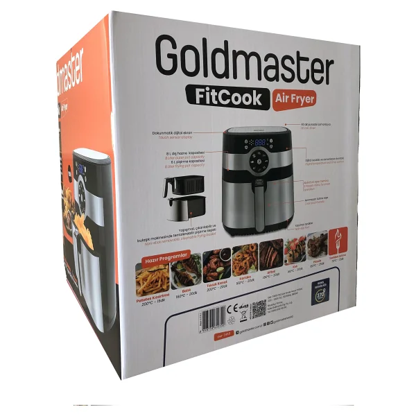 Goldmaster Fitcook Gm7455 8 Lt Yağsız Fritöz - Görsel 7