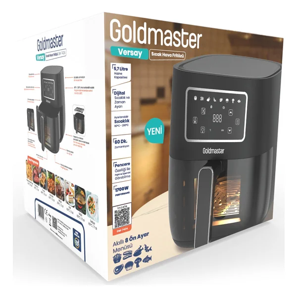 Goldmaster Versay Gm7424 5.7 Lt Yağsız Fritöz - Görsel 7
