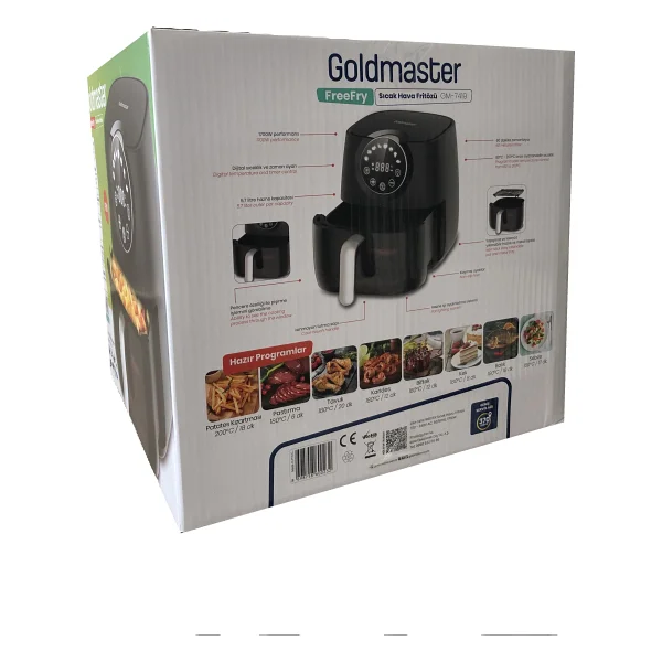 Goldmaster Freefry Gm7419 5.7 Lt Yağsız Fritöz - Görsel 8
