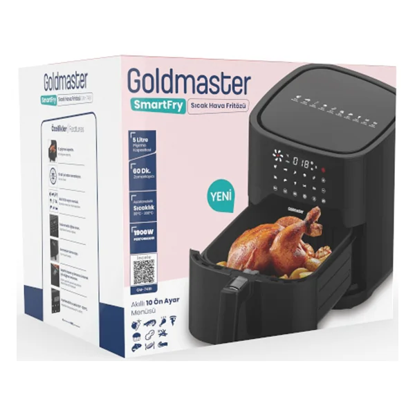 Goldmaster Smartfry Gm7481 6 Lt Yağsız Fritöz - Görsel 7
