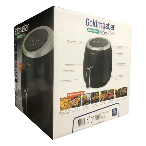 Goldmaster Ultracook Gm7495 6.4 Lt Yağsız Fritöz - Görsel 7
