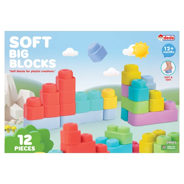 Dede Yumuşak Big Blok 12 Parça 04005 - Görsel 9