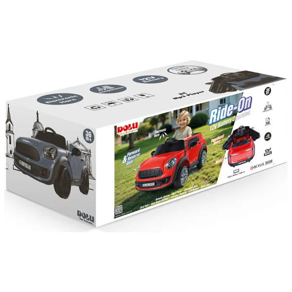 Dolu Ride On 12 V Kırmızı Uzaktan Kumandalı Akülü Araba - Görsel 9