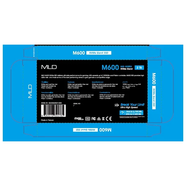 Mld M600 Mld22m600e27-2000 Pcı-Express 4.0 2 TB M.2 SSD - Görsel 8
