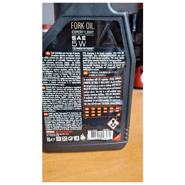 Motul Fork Oil Exp 5w Light Motosiklet Amortisör Yağı 1 Litre - Görsel 3