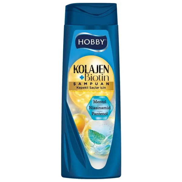 Hobby Şampuan Kolajen Mentol Kepekli Saç 480 Ml X 3 Adet - Görsel 3