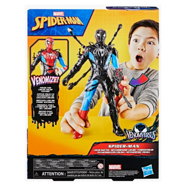 Marvel Spider-Man Venomversus Liquid Shifter Figür G0728 - Görsel 10