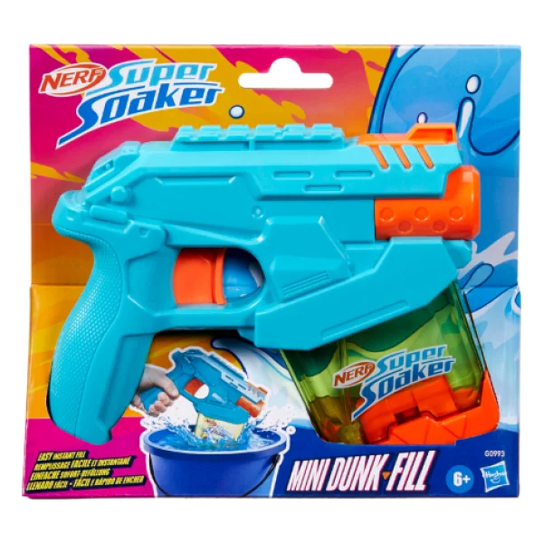 Nerf Super Soaker Mini Dunk-Fill Su Tabancası G0993 - Görsel 6