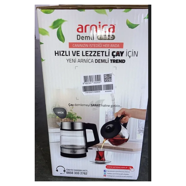 Arnica Ih33250 Demli Trend 1800 W Cam Çay Makinesi - Görsel 6
