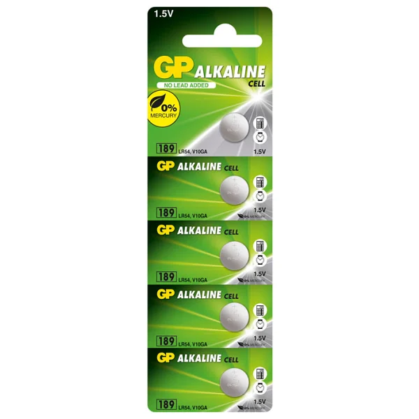 Gp 189 Lr54 5'li Alkalin Düğme Pil - Görsel 9