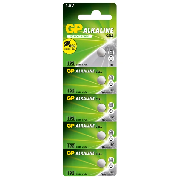 Gp 192 Lr41 5'li Alkalin Düğme Pil - Görsel 9