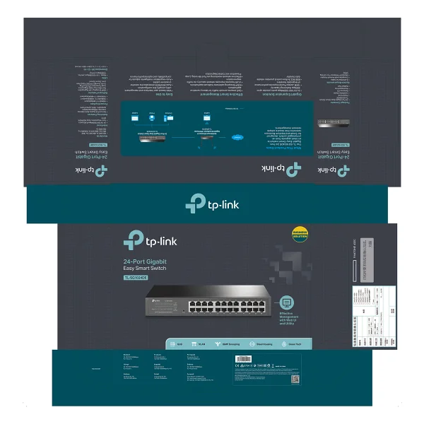 Tp-Link Tl-Sg1024de 24 Port 10/100/1000 Mbps Gigabit Switch - Görsel 6