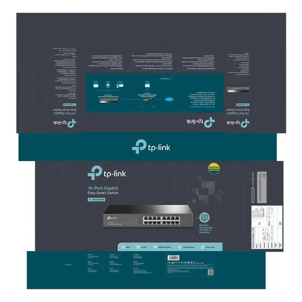 Tp-Link Tl-Sg1016de 16 Port 10/100/1000 Mbps Gigabit Switch - Görsel 6
