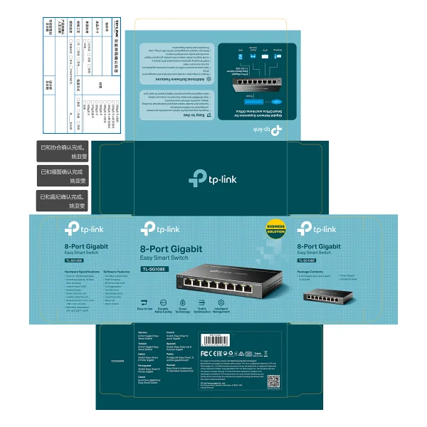 Tp-Link Tl-Sg108e 8 Port 10/100/1000 Mbps Gigabit Switch - Görsel 10