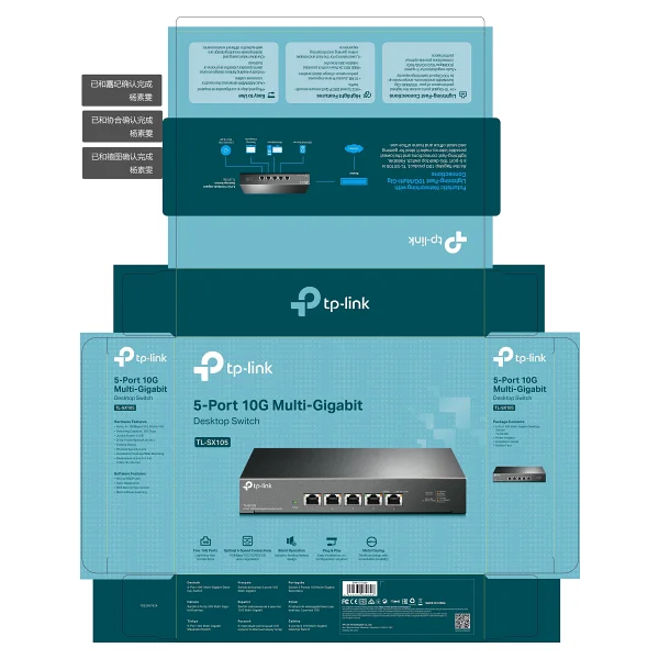 Tp-Link Tl-Sx105 5 Port 10/100/1000 Mbps Gigabit Switch - Görsel 10