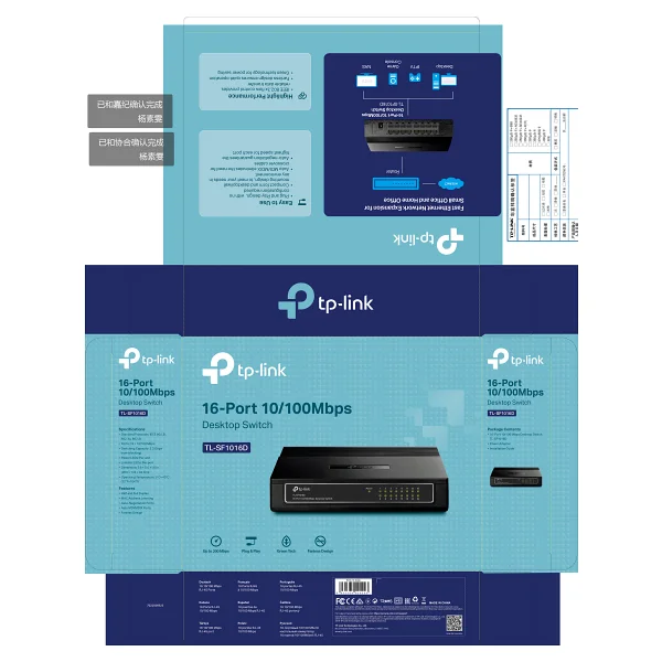 Tp-Link Tl-Sf1016d 16 Port 10/100 Mbps Switch - Görsel 6