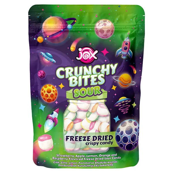Jox Crunchy Bites Sour (Ekşi) 3 Paket - 3 Adet - Görsel 5