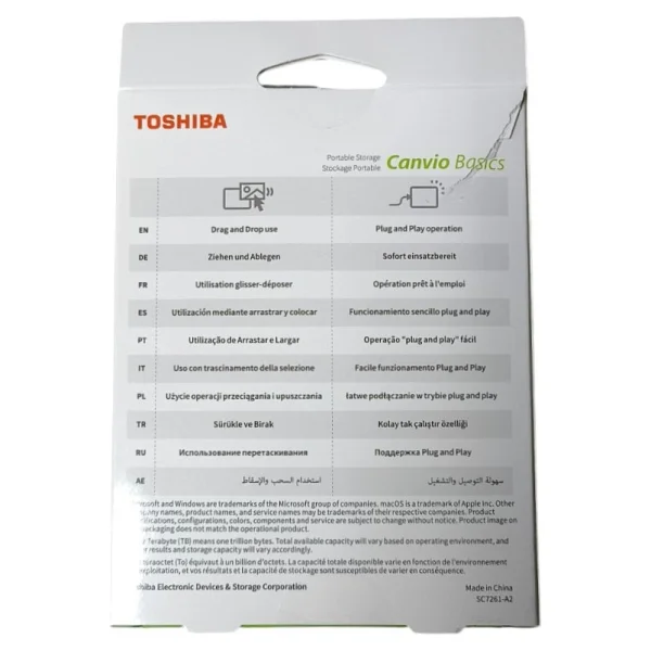 Toshiba Canvio Basics Hdtb510ek3aa USB 3.2 2.5" 1 TB Harici Harddisk - Görsel 6