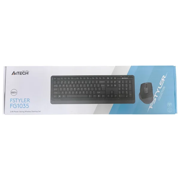 A4 Tech Fg1035 Gri Kablosuz Klavye Mouse Seti - Görsel 9