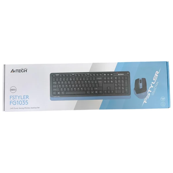 A4 Tech Fg1035 Mavi Kablosuz Klavye Mouse Seti - Görsel 5