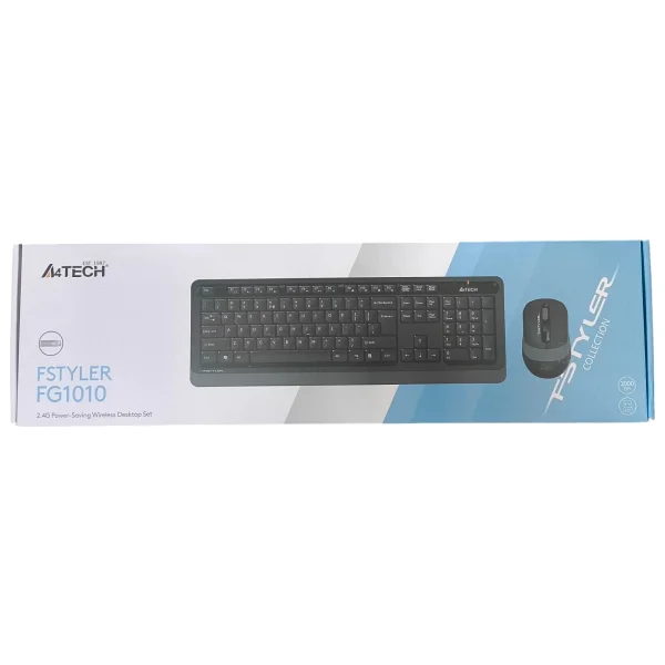 A4 Tech Fg1010 Siyah-Gri Q Kablosuz Klavye Mouse Seti - Görsel 8